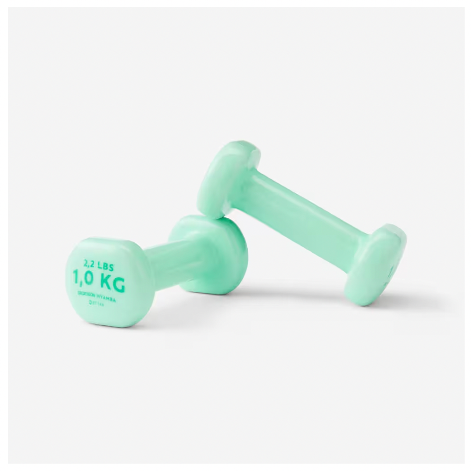 Bộ 2 tạ cầm tay 1 kg - Xanh lá-29091006-01G